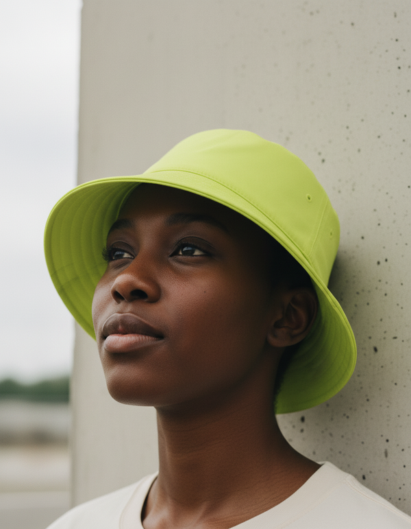 Bucket Hat in Chartreuse