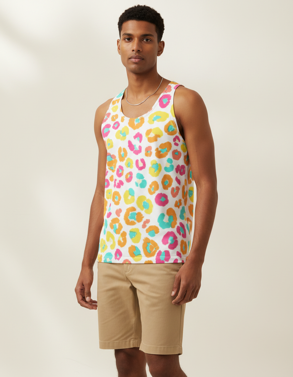 Men's Feline tank tops