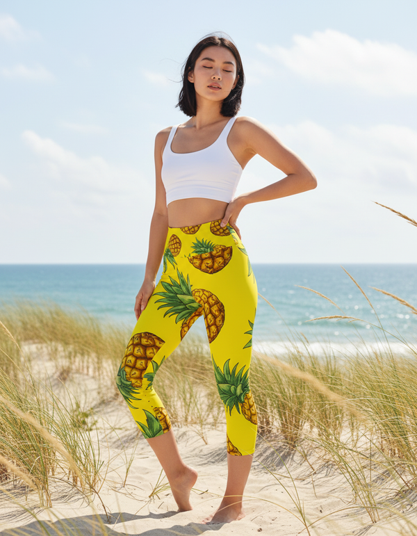 Tropique Capri Yoga Leggings bikini — Dripper
