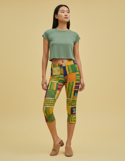 Rhodonite Ubuntu Capri Leggings capri leggings