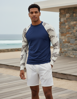 Men's White Onyx Breeze men's short-sleeve rashguards