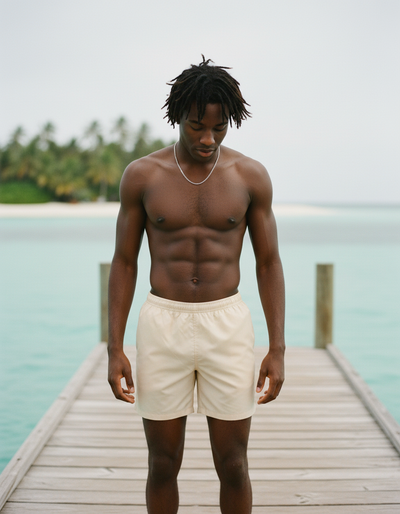Champagne Men's Swim Trunks swim trunks