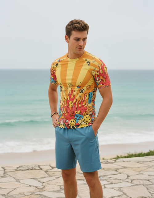 Zest Rash Guard Men's Rashguard — Dripper
