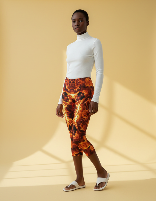 Cinder Capri Leggings Capri Leggings — Dripper