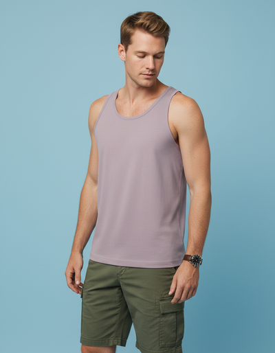 Men's Burnished Lilac Tank Top tank top