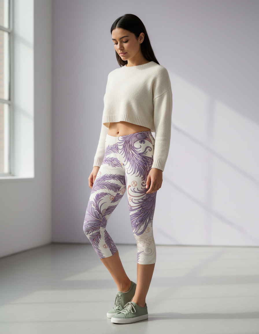 Rhodonite Ember capri leggings