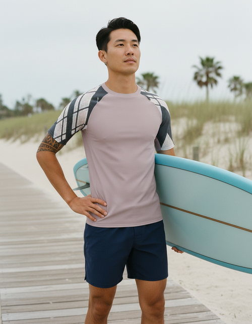 Duet Rash Guard Men's Rashguard — Dripper