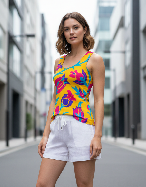Kaleidoscope Tank Top Women's Tank Top — Dripper