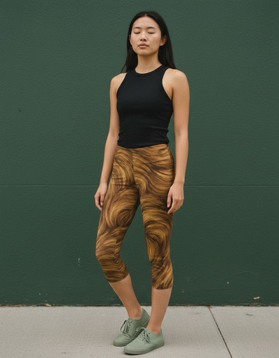 Amber Haze Lumina Capri Leggings capri leggings