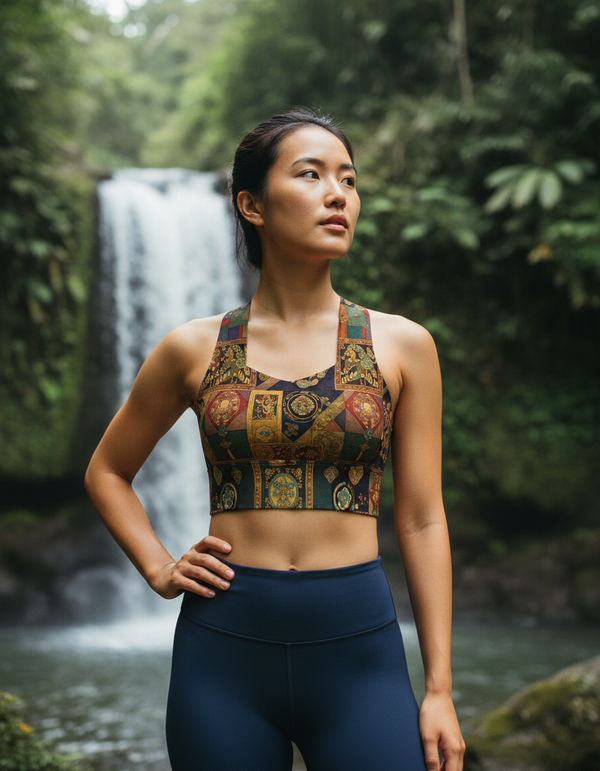 Korean Collection longline sports bras