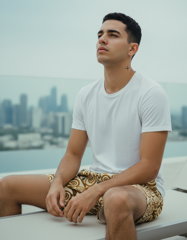 Men's Klimt Tree of Life Swim Trunks