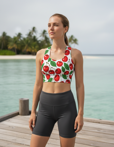 Blush Longline Sports Bra longline sports bra