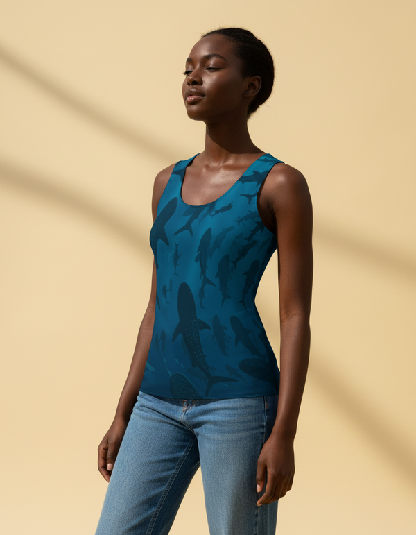 Women's Azure tank tops