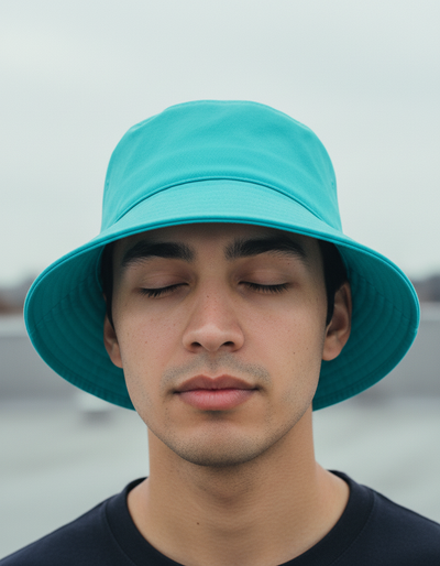 Caribbean Blue Bucket Hat bucket hat