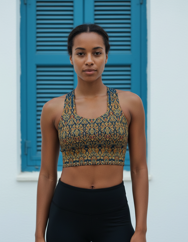 Lotus Dream Longline Sports Bra