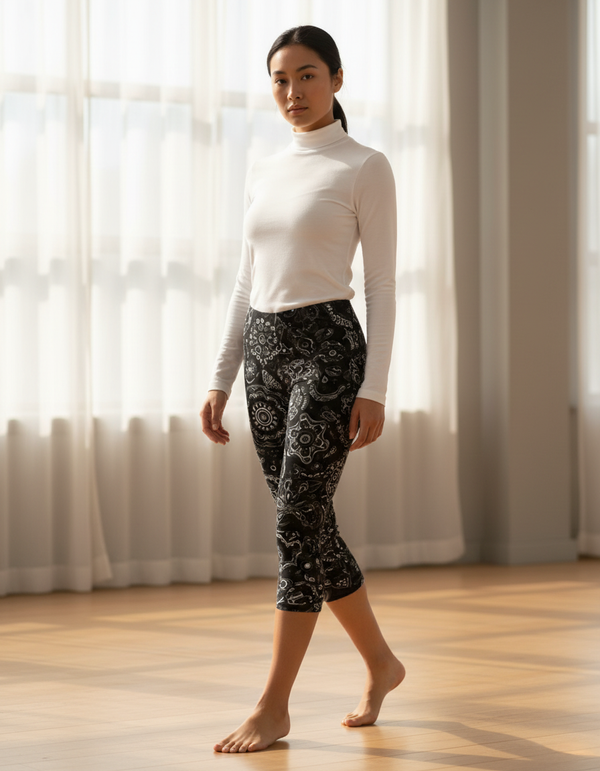 Echo Capri Leggings Capri Leggings — Dripper