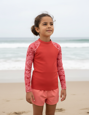 Lava Falls Burst Kids Rash Guard Kids Rash Guard — Dripper