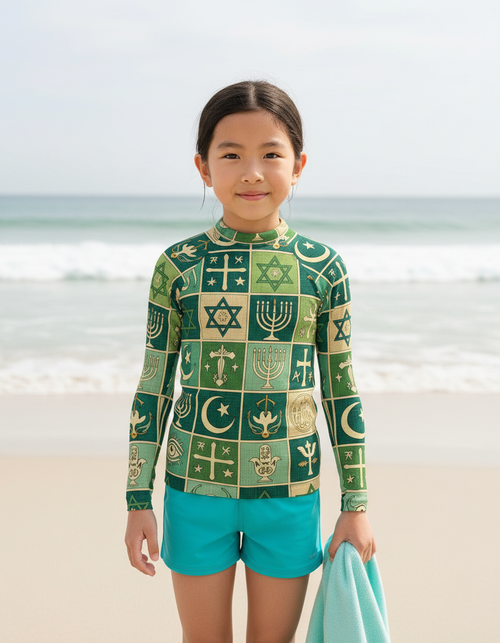 Kids Alexandrite Unity kids rashguards