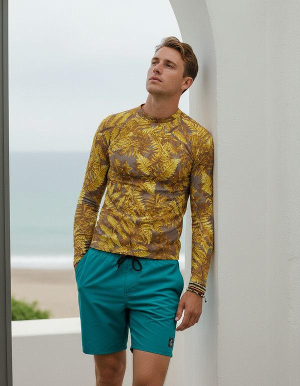 Rashguard in Lemon Yellow Verdant