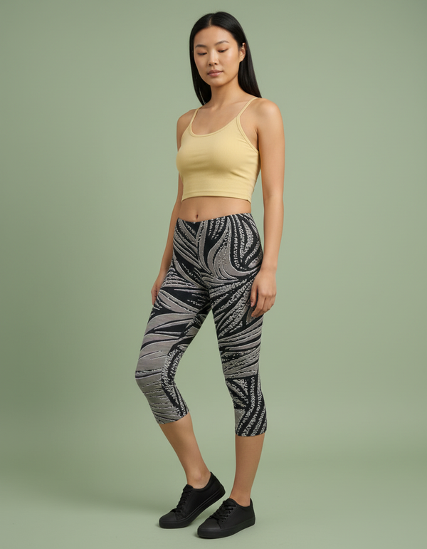 Fusion Leggings Capri Leggings — Dripper