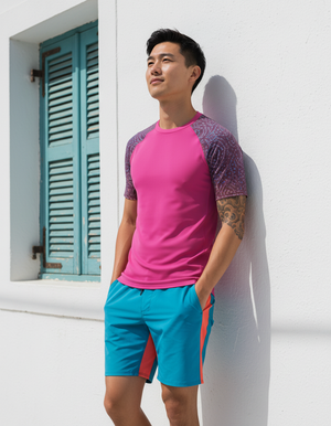 Men's Taal men's short-sleeve rashguards
