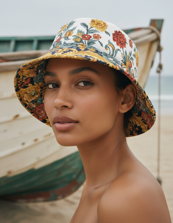 Silk Bloom bucket hats