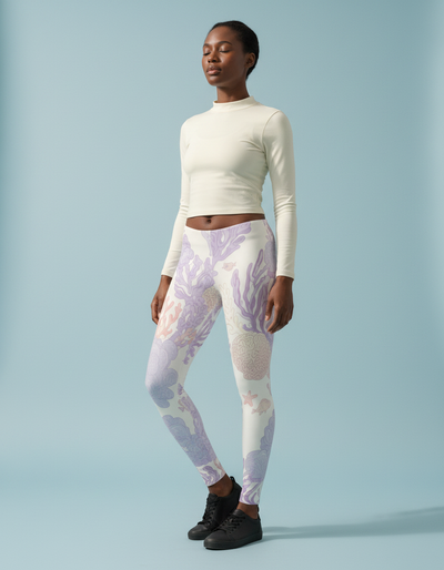 Burnished Lilac Reef Leggings leggings