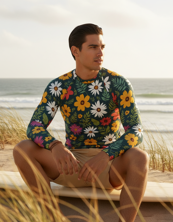 Sunny Bloom Daisy Rashguard