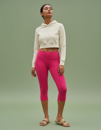 Hot Pink Capri Leggings capri leggings