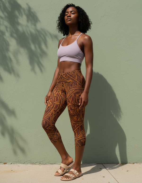 Mana Capri Leggings Capri Leggings — Dripper