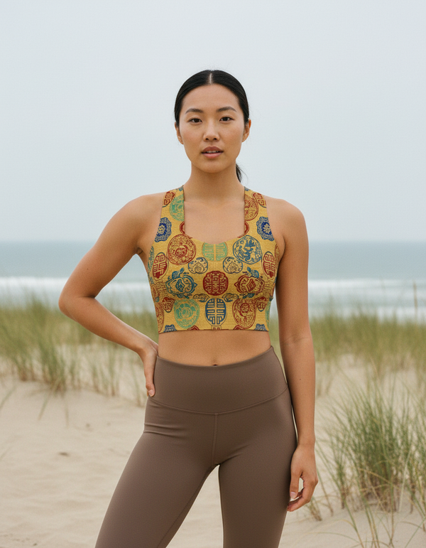 Holo longline sports bras