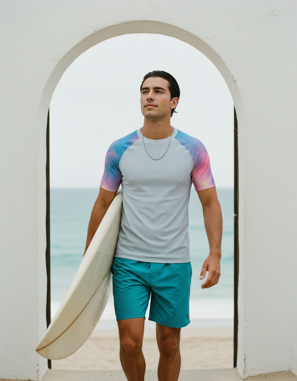 Men's Ice-Dye Rash Guard