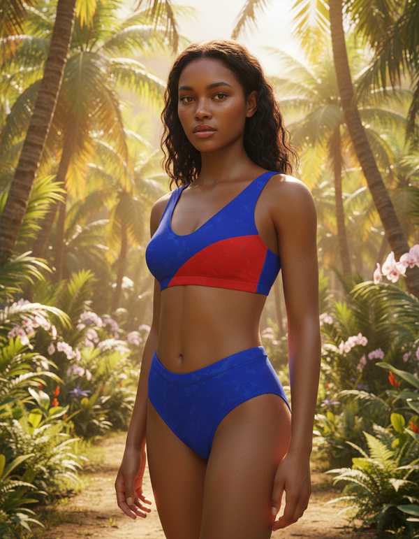Geometric Harmony Tessera Bikini