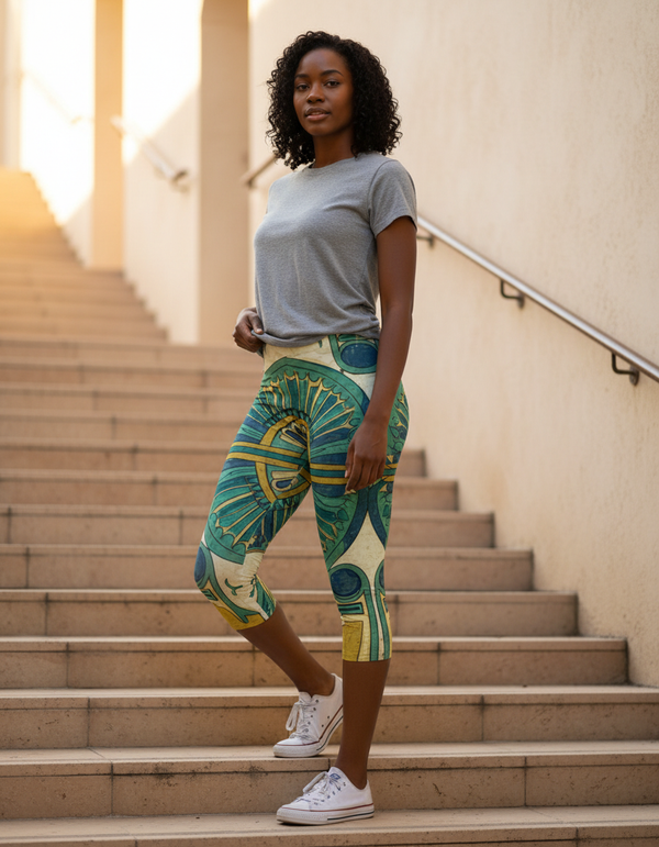 Papyrus Capri Leggings Capri Leggings — Dripper