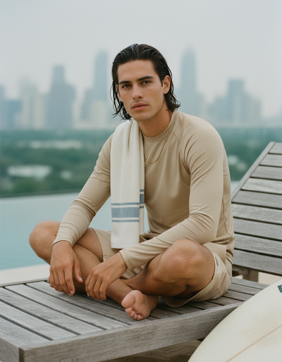 Men's Sandstone rash guard