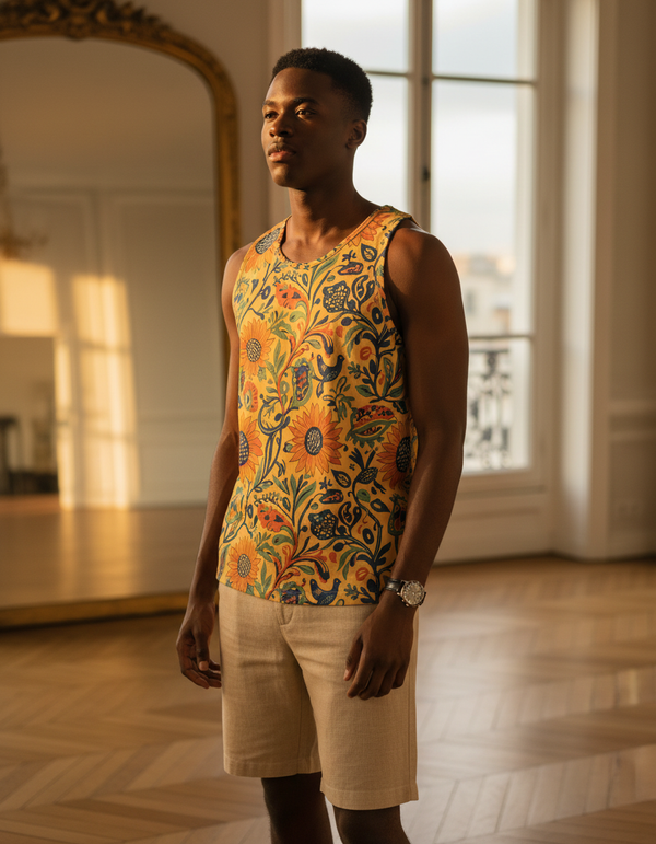 Lavande Tank Top Men's Tank Top — Dripper