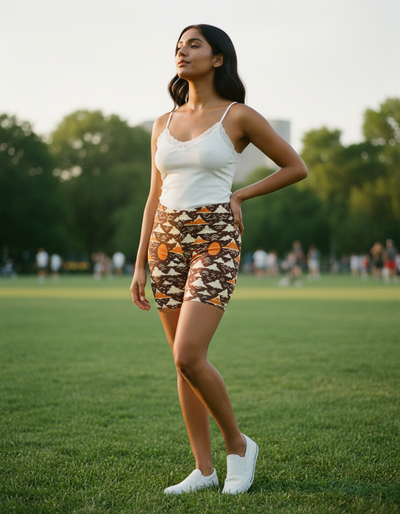 Citrus Orange Yume Short Shorts short shorts