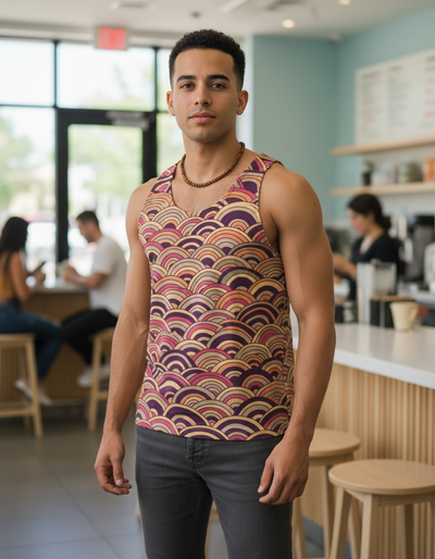 Men's Electric Fuchsia Kaze Tank Top tank top