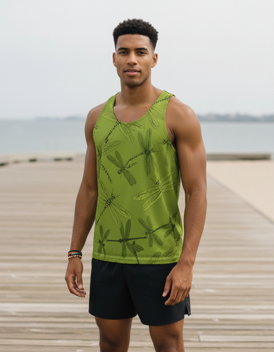 Men's Lime Zephyr Tank Top tank top