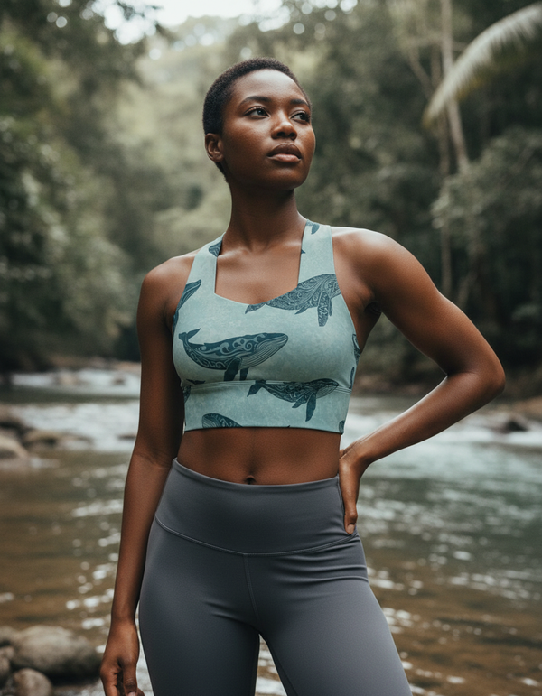 Wavesong Echo Longline Sports Bra