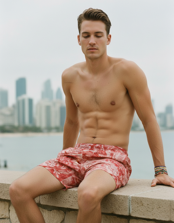 Men's Coastal Grandmother Swim Trunks