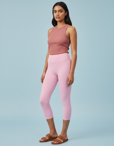 Cotton Candy Capri Yoga Leggings capri yoga leggings