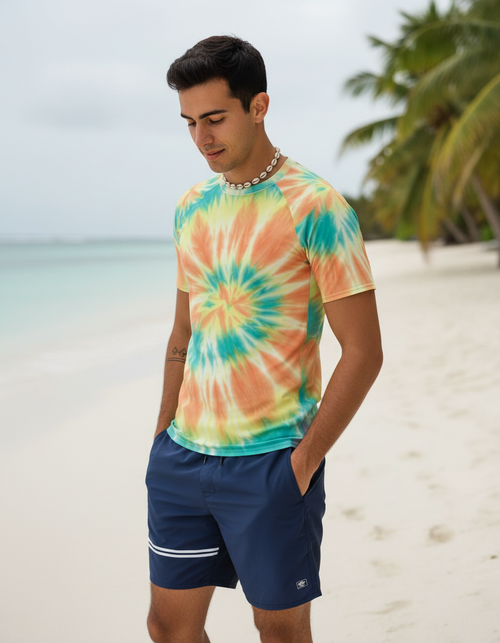 Nebula Rash Guard Men's Rashguard — Dripper