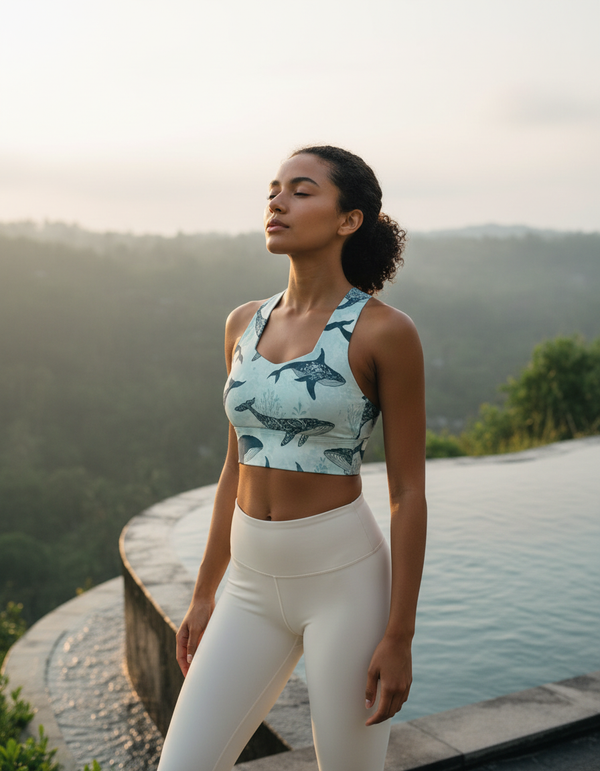 Whale Collection longline sports bras