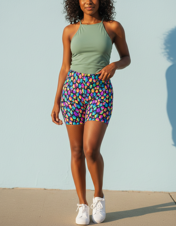 Women's Short Shorts in Lustre