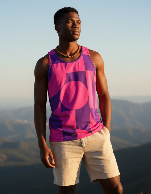 Vibrant Flow Chromatic Tank Top