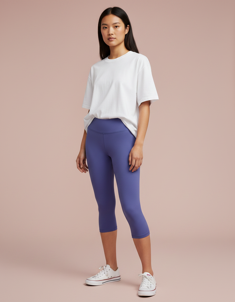 Very Peri Leggings Capri Leggings — Dripper