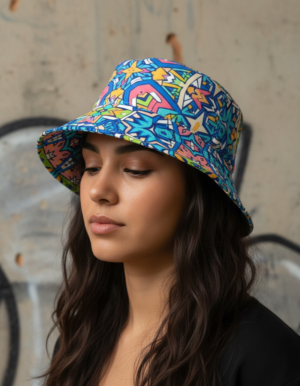 Kaleidoscope Prism Bucket Hat