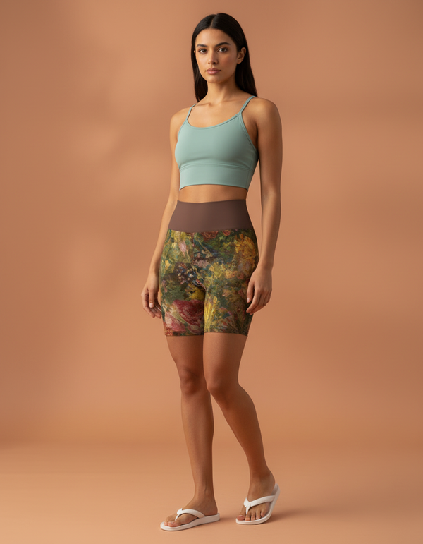 Yoga Shorts in Serenade
