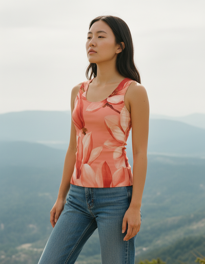 Women's Coral Eclipse Tank Top tank top